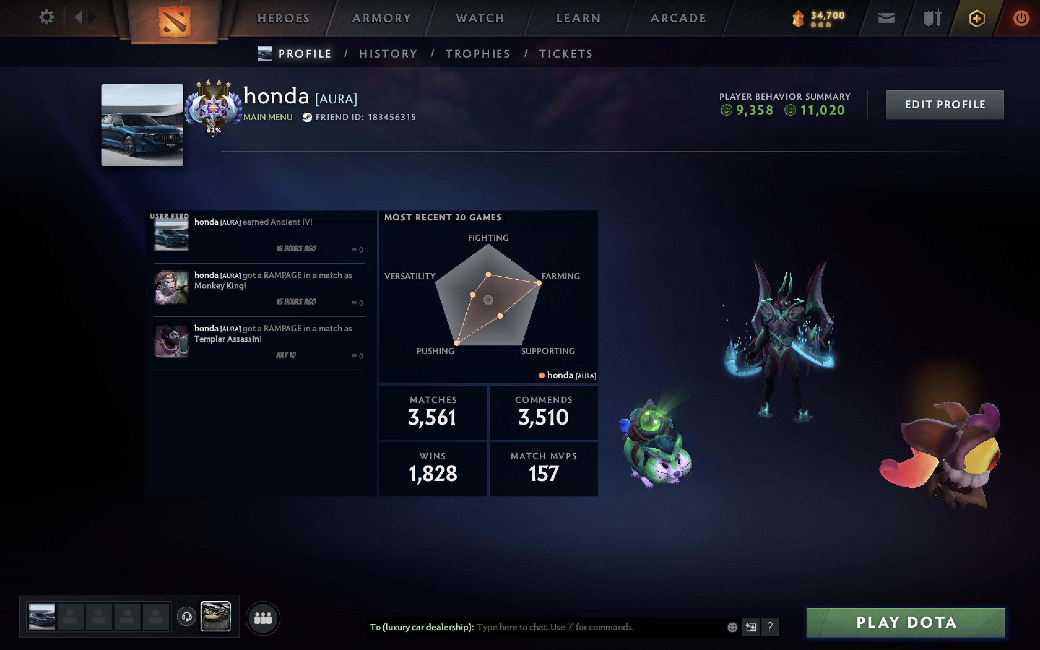 🏅 MMR 4128 | 🕒 43000 hours | 🛡 6204