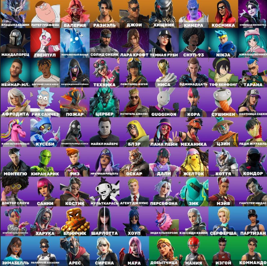 Diverse Collection of 80 Unique Skins for PC Battle Royale