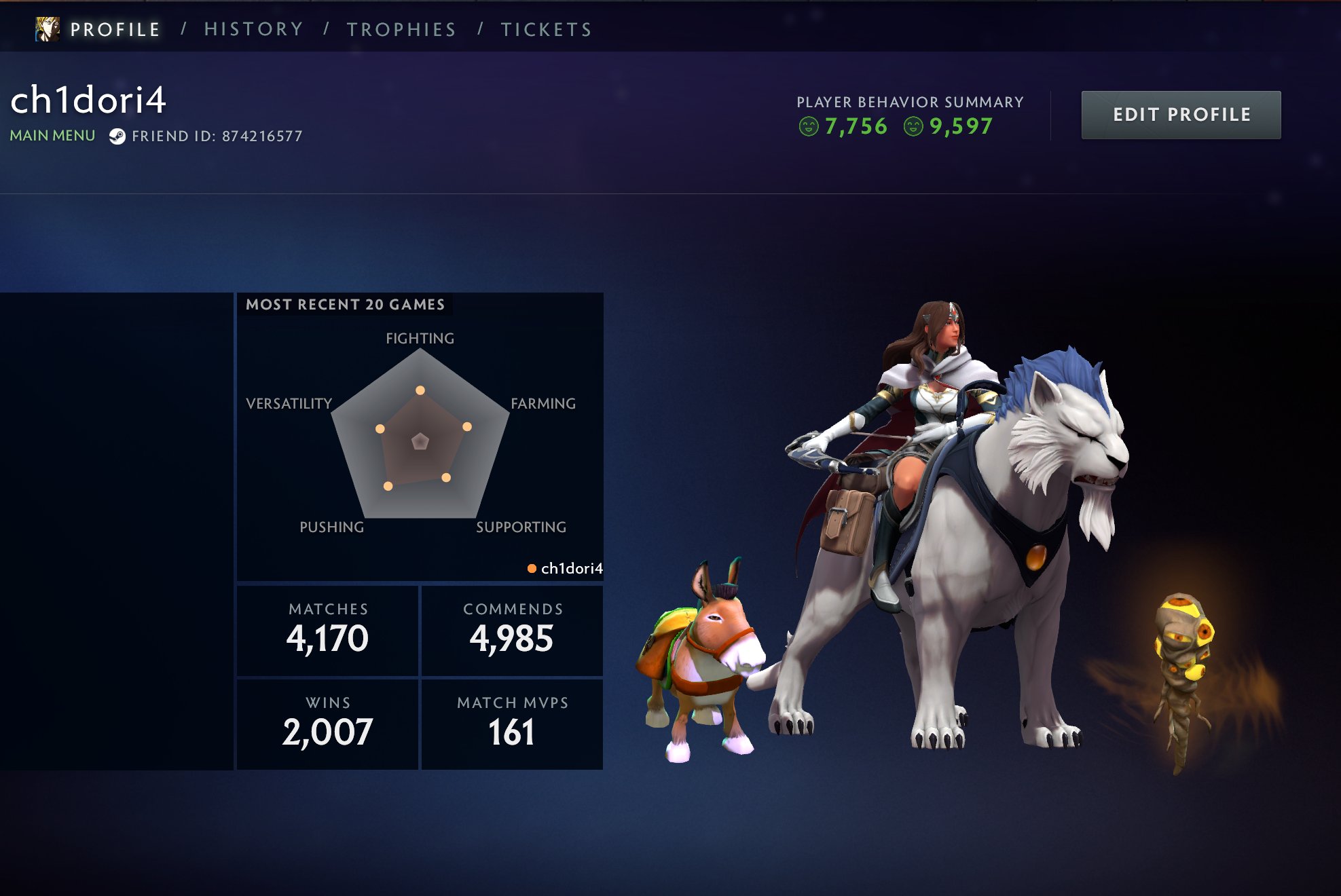 🏅 MMR 1400 | 🕒 7299 hours | 🛡 9597