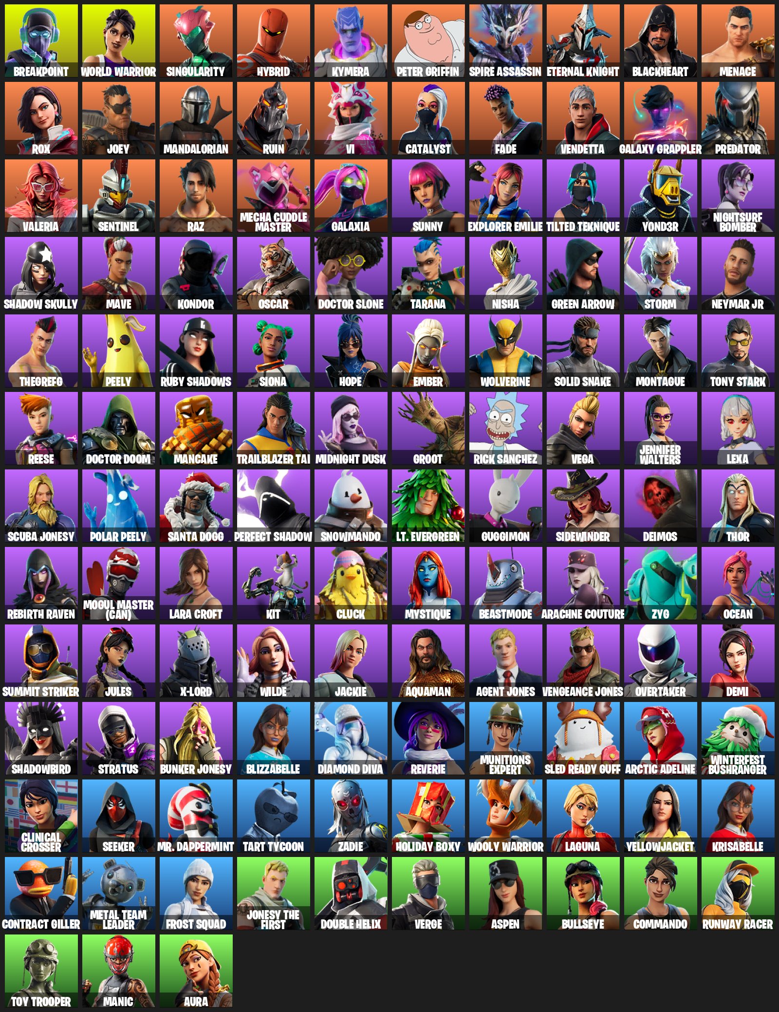 🎨 123 скина | 🌟 Fortnite аккаунт