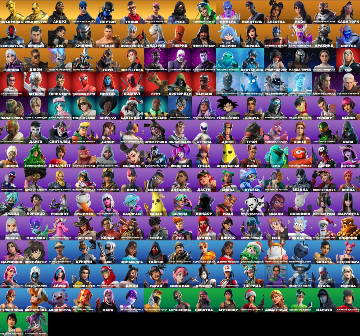 Diverse Collection of 200 Unique Skins for PC Battle Royale 🎭🖥