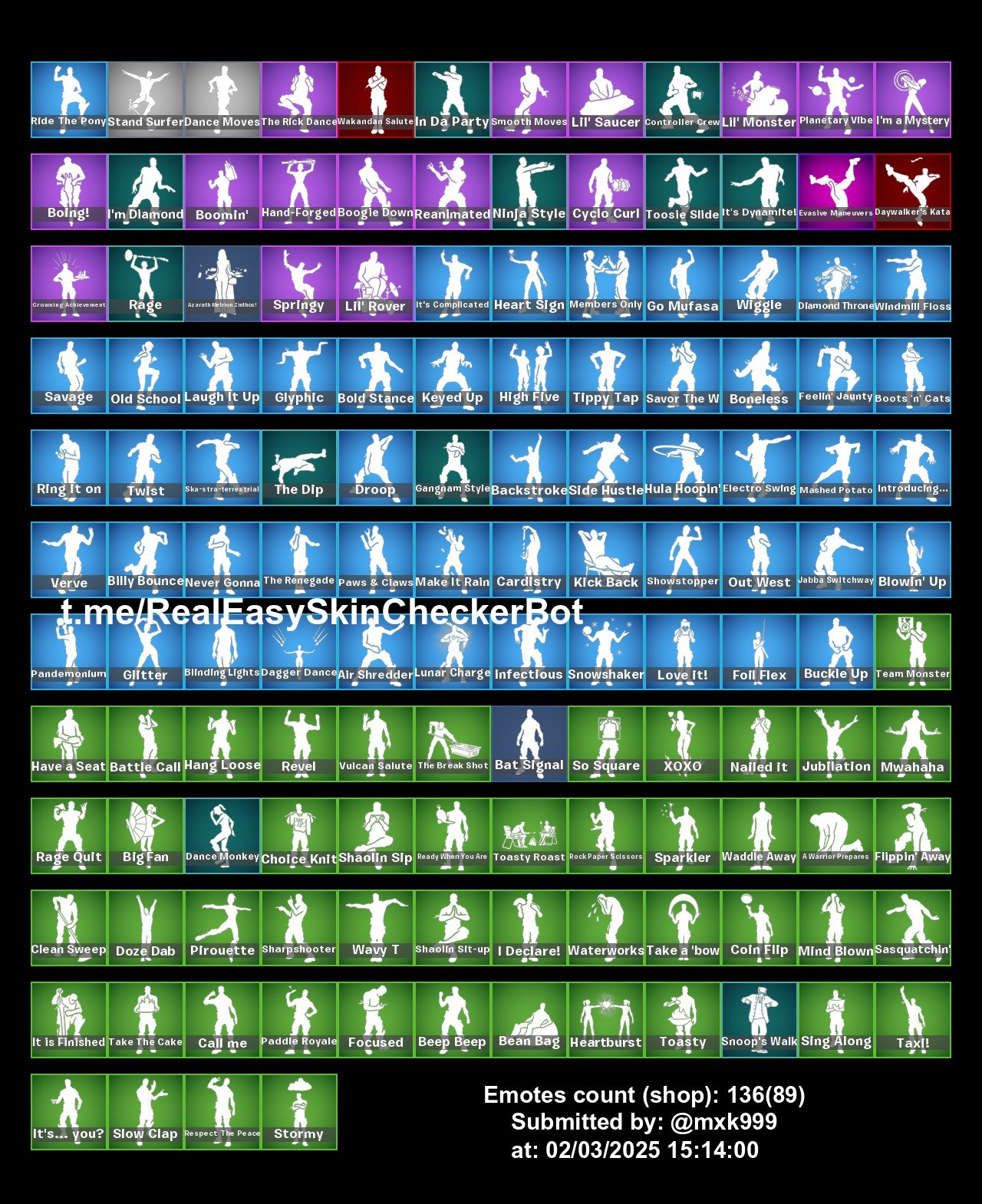 Diverse Fortnite Collection with 137 Unique Skins 🖥🎭