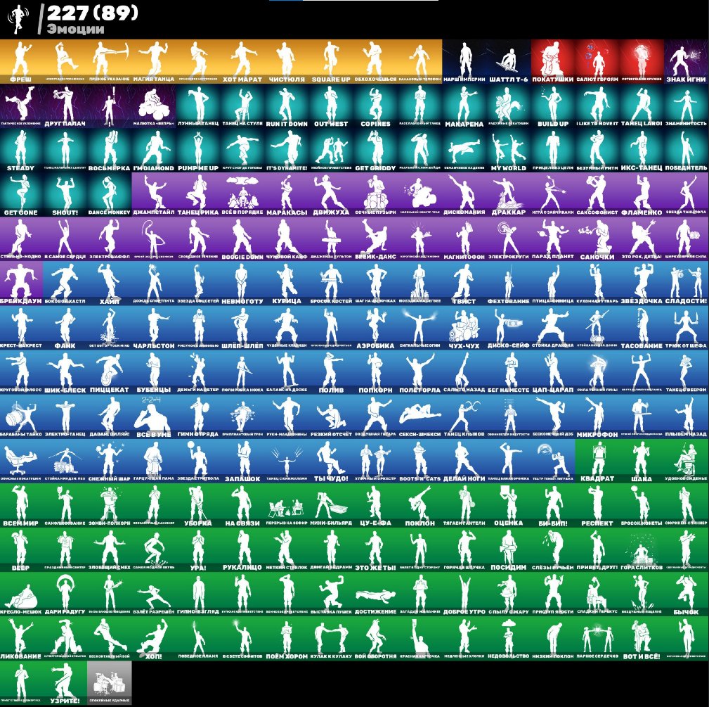 Diverse Fortnite Collection with 254 Unique Skins 🎭🖥