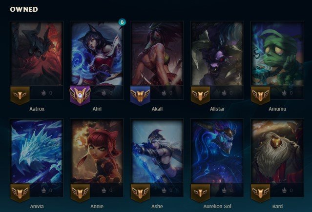 Epic EU West Account with 114 Champions and 42 Skins!