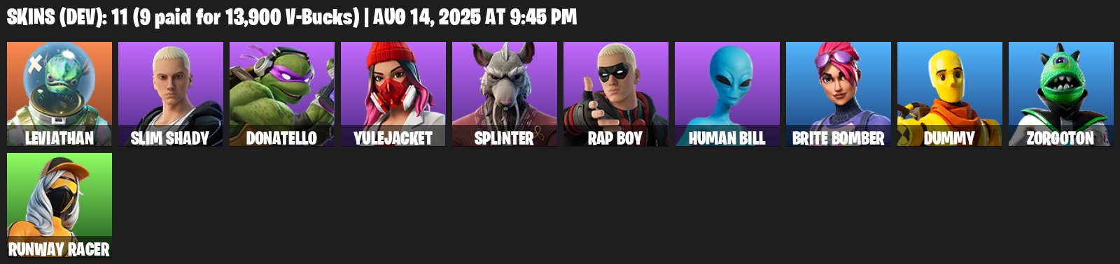 Diverse Collection of 11 Unique Skins for Battle Royale on PC 🎭🖥