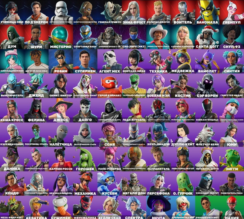 Diverse Collection of 100 Unique Skins for PC Battle Royale 🎭🖥