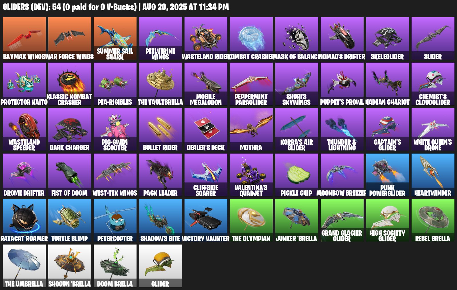 Unique Fortnite Collection with 51 Skins on PC 🎭🖥