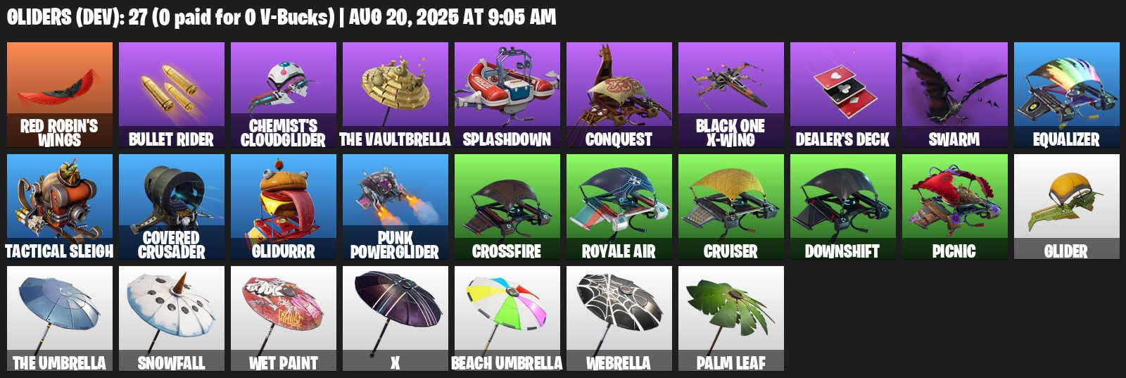 Diverse Fortnite Collection with 22 Unique Skins on PC 🖥️🎭