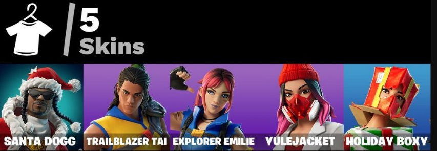 🎮 Fortnite | 5 Skins: Frostbite, Tai, Santa Dogg, Gift Box, Emily ❄️ Instant Delivery | Full Email Access | Fresh Clean Account