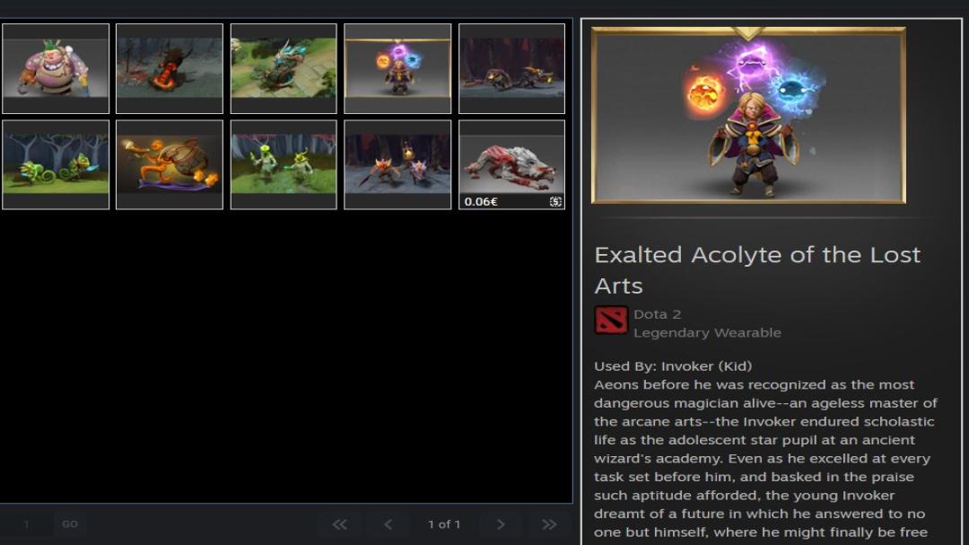 Аккаунт Dota 2 з рейтингом 1200 та 2500 годинами гри