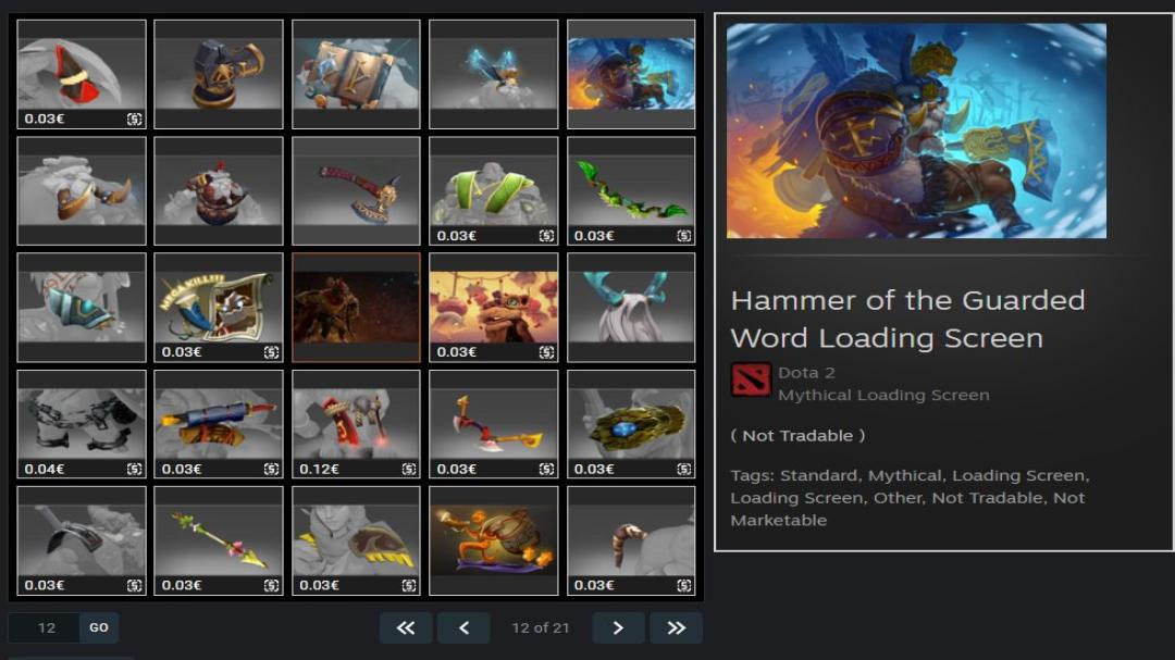 Аккаунт Dota 2 з рейтингом 1200 та 2500 годинами гри
