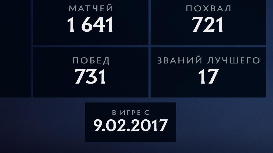 Обліковий запис Dota 2 з рейтингом та 1513 годинами гри