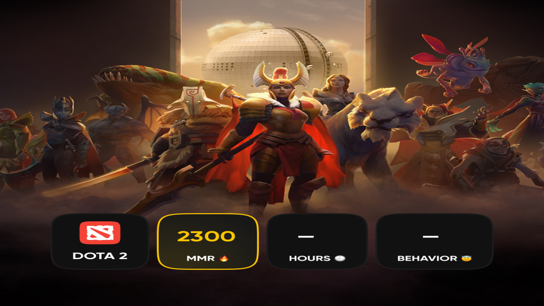 Рейтинговий акаунт з 2300 MMR та високою порядністю