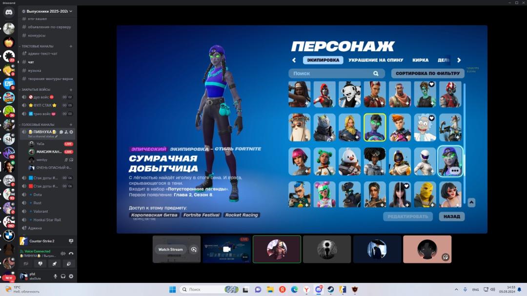Різноманітний вибір скінів для Battle Royale на PC 🎭🖥