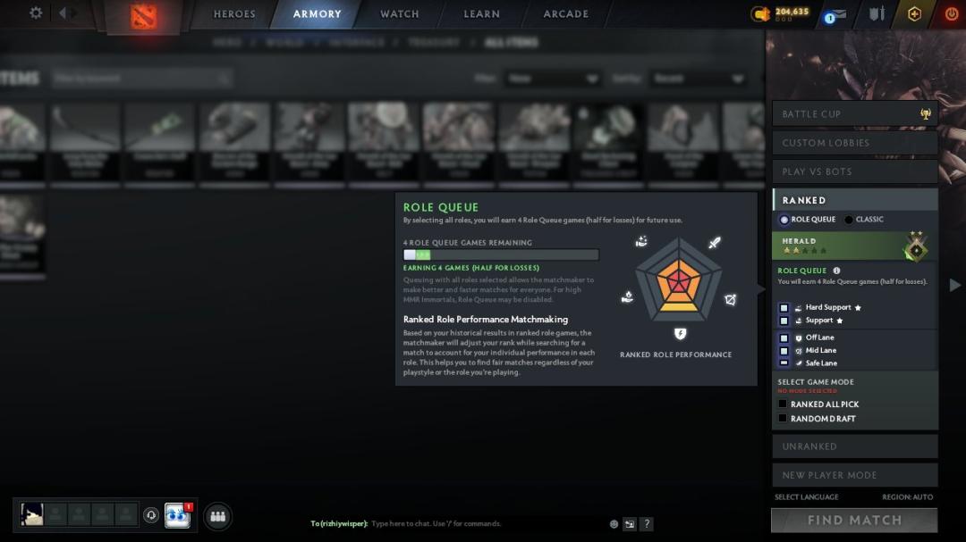 🎮 Аккаунт Dota 2 MMR 1 | 🕒 650 годин | 🏅 Порядочність 8012 | ✅ 1 шт.
