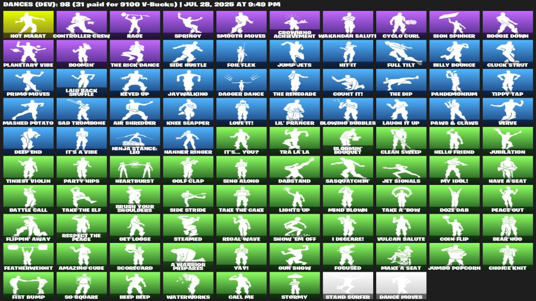 Вражаюча колекція з 73 скинів для Battle Royale на ПК