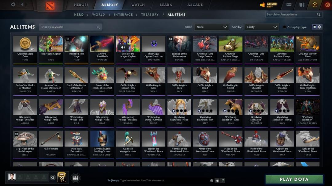 🏆 Акаунт Dota 2: MMR 3073, 9541 порядочності, 500 годин 🎮