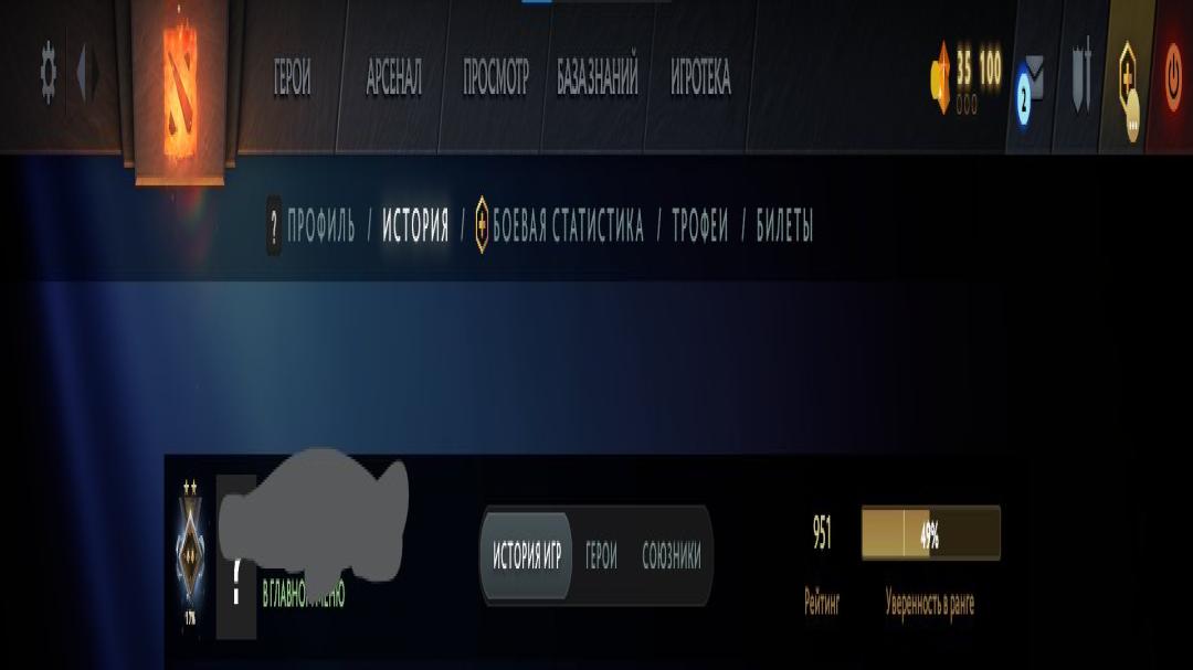 🏅 MMR 951 | 🕒 160 годин | 🛡 11910
