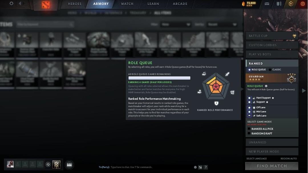 🏆 Аккаунт Dota 2 з MMR 1267 та 200 годин гри ✅