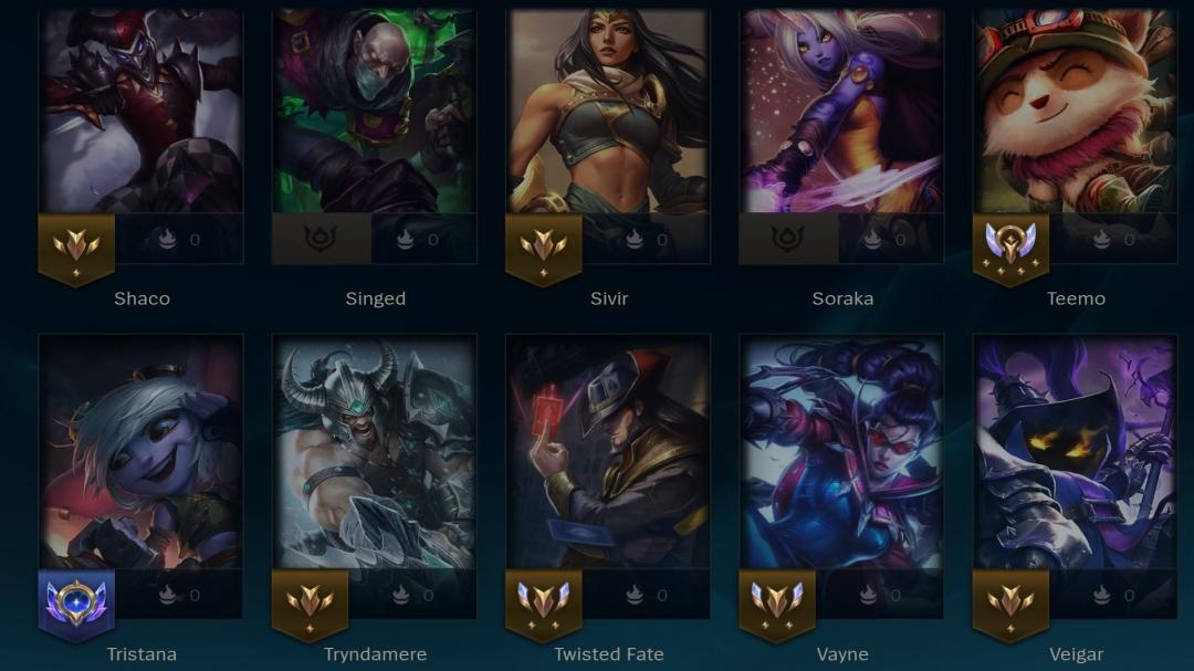 Розкрий світ League of Legends з 56 чемпіонами та 18 скинами!