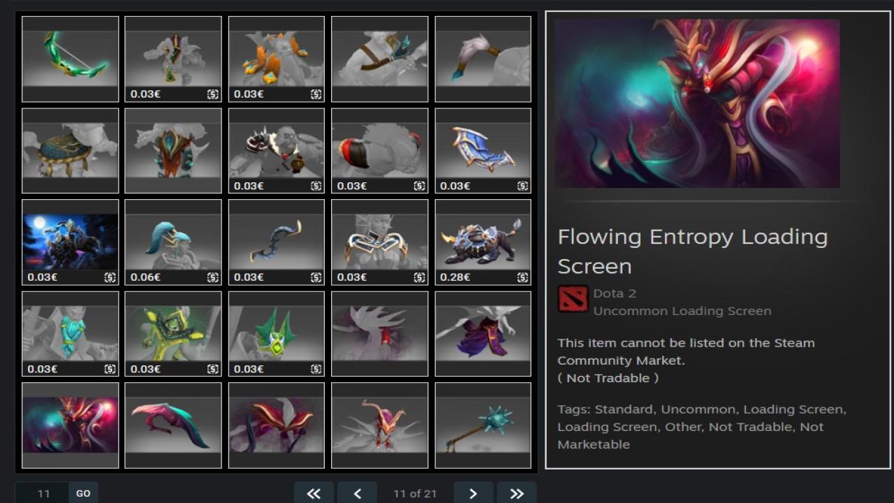 Аккаунт Dota 2 з рейтингом 1200 та 2500 годинами гри