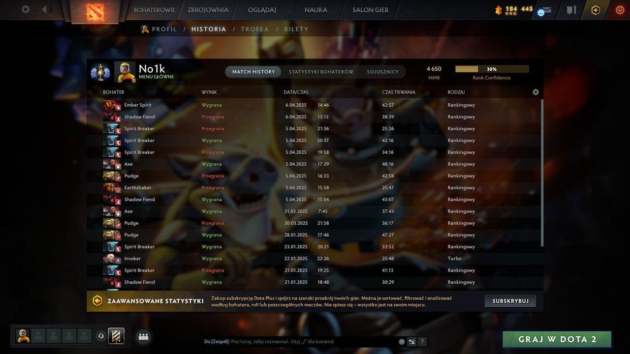 🏆 Акаунт з рейтингом 4650 MMR | 300 годин | Порядок 11000 | Продаж 🛡️