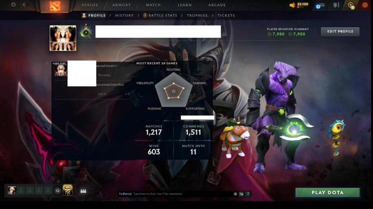 🏆 Аккаунт з MMR 1 | 1228 годин 🎮 Український Dota 2 аккаунт ⭐️