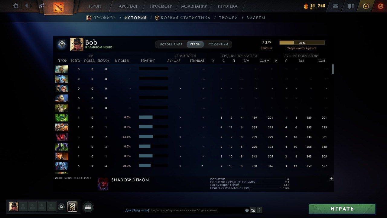🏆 Акаунт Dota 2 з MMR 7379 та 2000 годин гри ✅