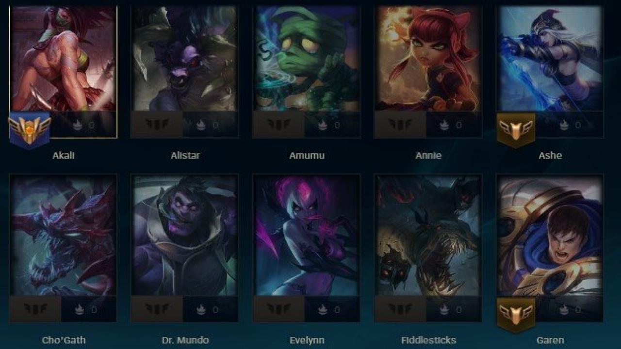 Чудовий аккаунт для старту в League of Legends на EU West!