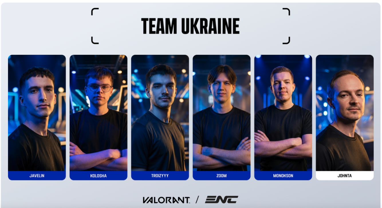 UESF назвала склад збірної України з VALORANT - news.goranked