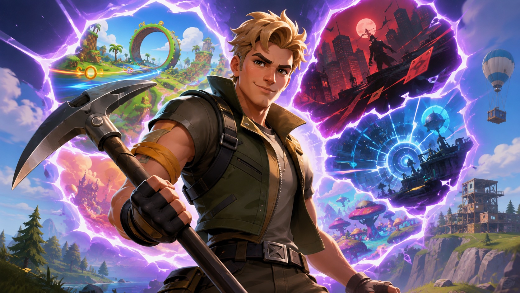 У новому сезоні Fortnite: Сонік, Джокер з Persona, Мегамен та інші